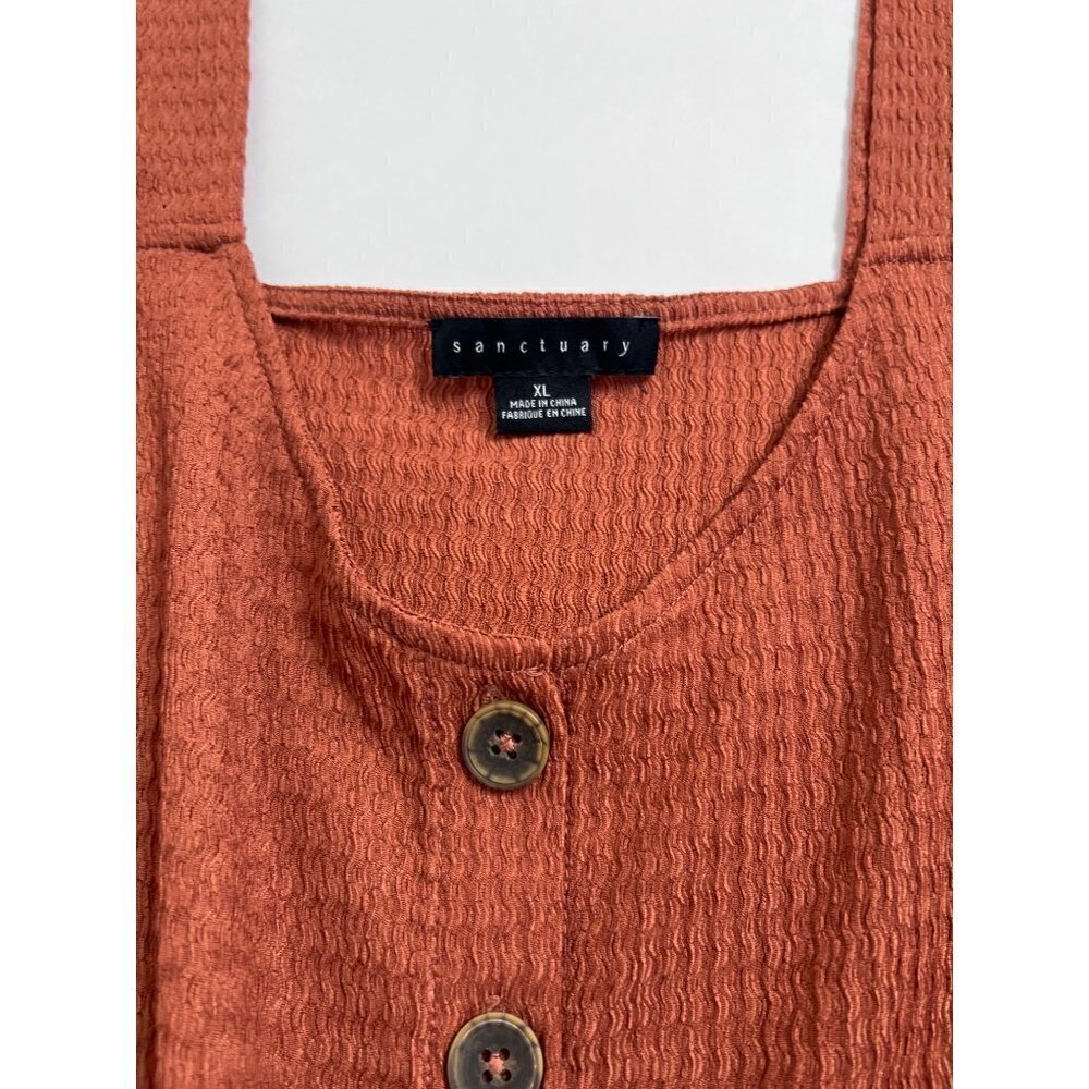 Tees & Knit Tops Sanctuary Women's Golden Hour Top Earth - Picture 3 of 4